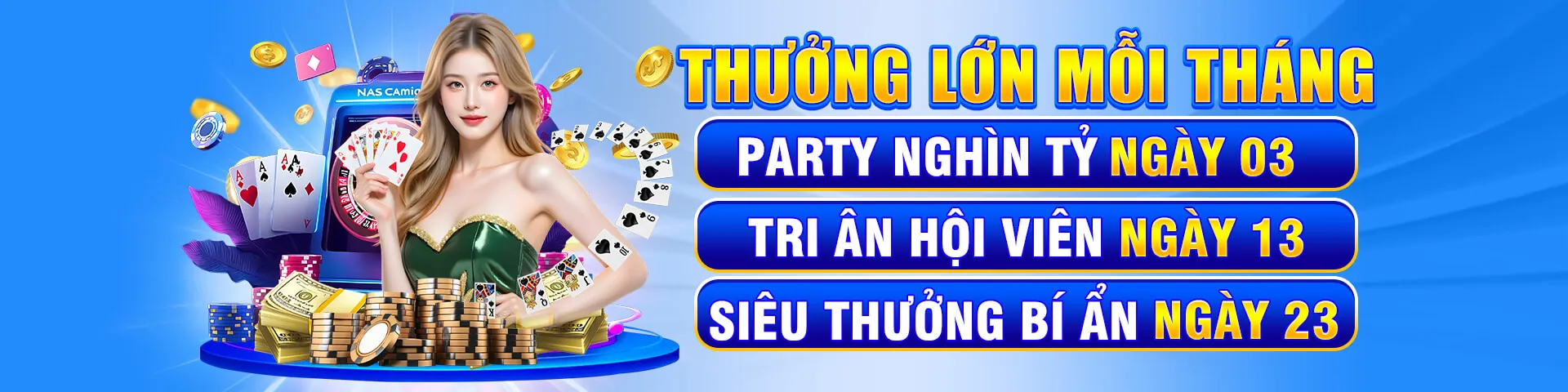 Hình ảnh chào mừng người chơi mới tại w688 casino
